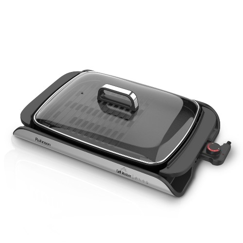 ELECTRIC GRILL  R-2528 2000W ΜΕ ΚΑΠΑΚΙ 5ΕΤΗ ΕΓΓΥΗΣΗ